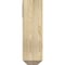 Ekena Millwork Thorton Craftsman Rough Sawn Bracket w/ Offset Brace, Douglas Fir, 8"W x 26"D x 26"H BKT0806X26X26THR04RDF - alternate 3